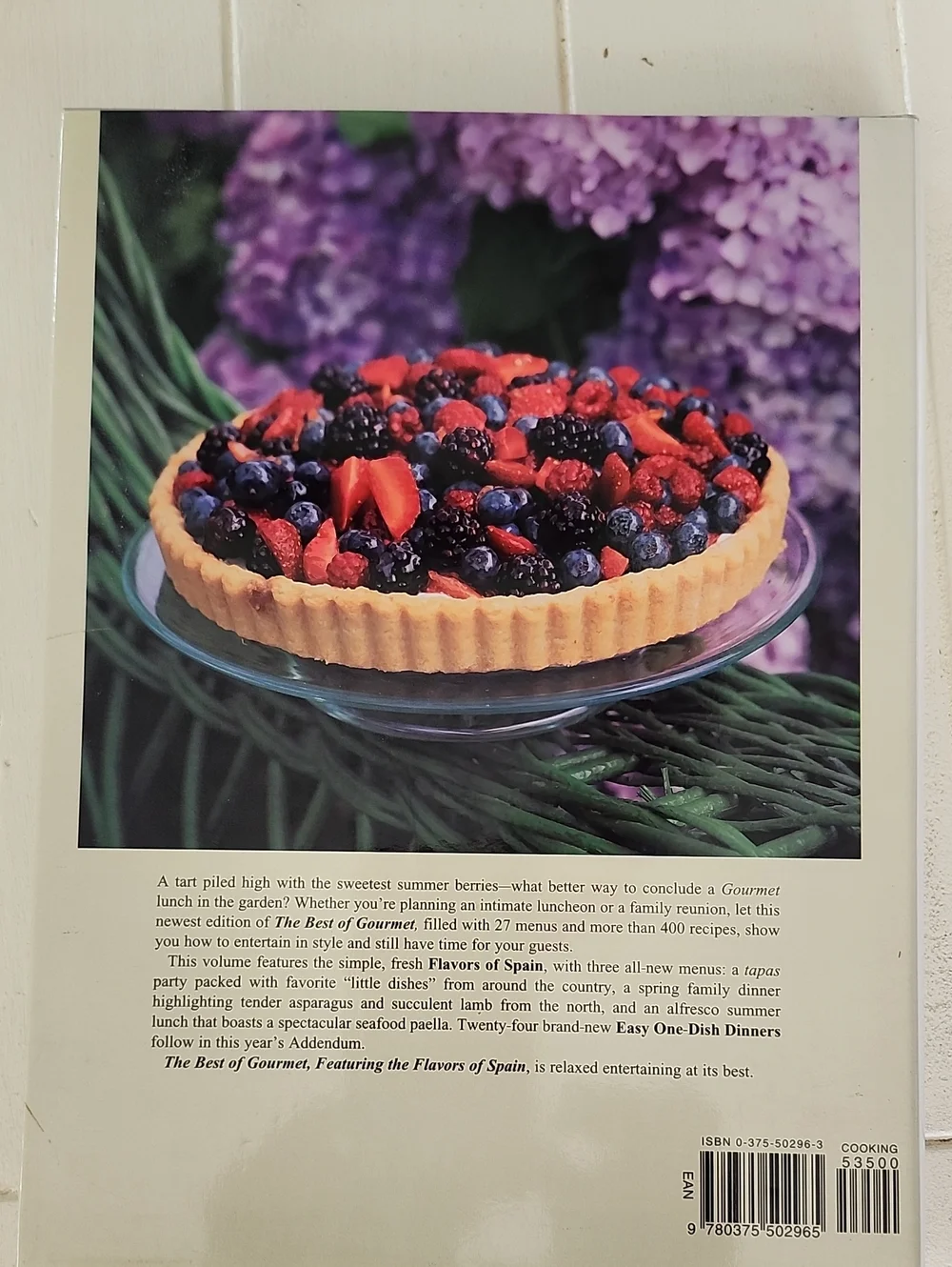 The Best Of Gourmet 1999 Flavors Of Spain Hard Cover Cookbook